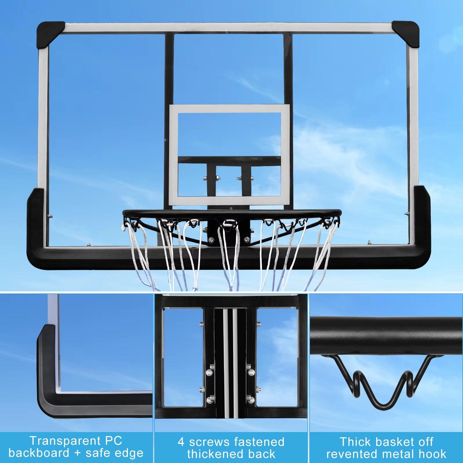 Basketball Hoop Basketball Stand with 45Cm Basketball Rim for Kids/Teens - Universal Wellness Group Pty Ltd