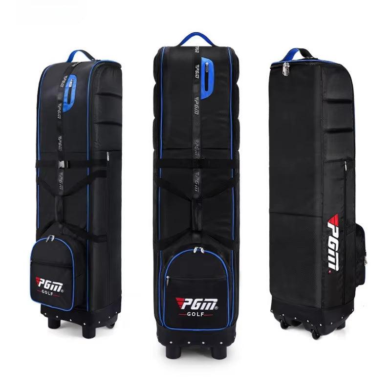 Golf Travel Plane Bags with Wheel Thicken Straps Foldable Golf Club Travel Cover for Airlines Golf Aviation Bag HKB009 - Universal Wellness Group Pty Ltd