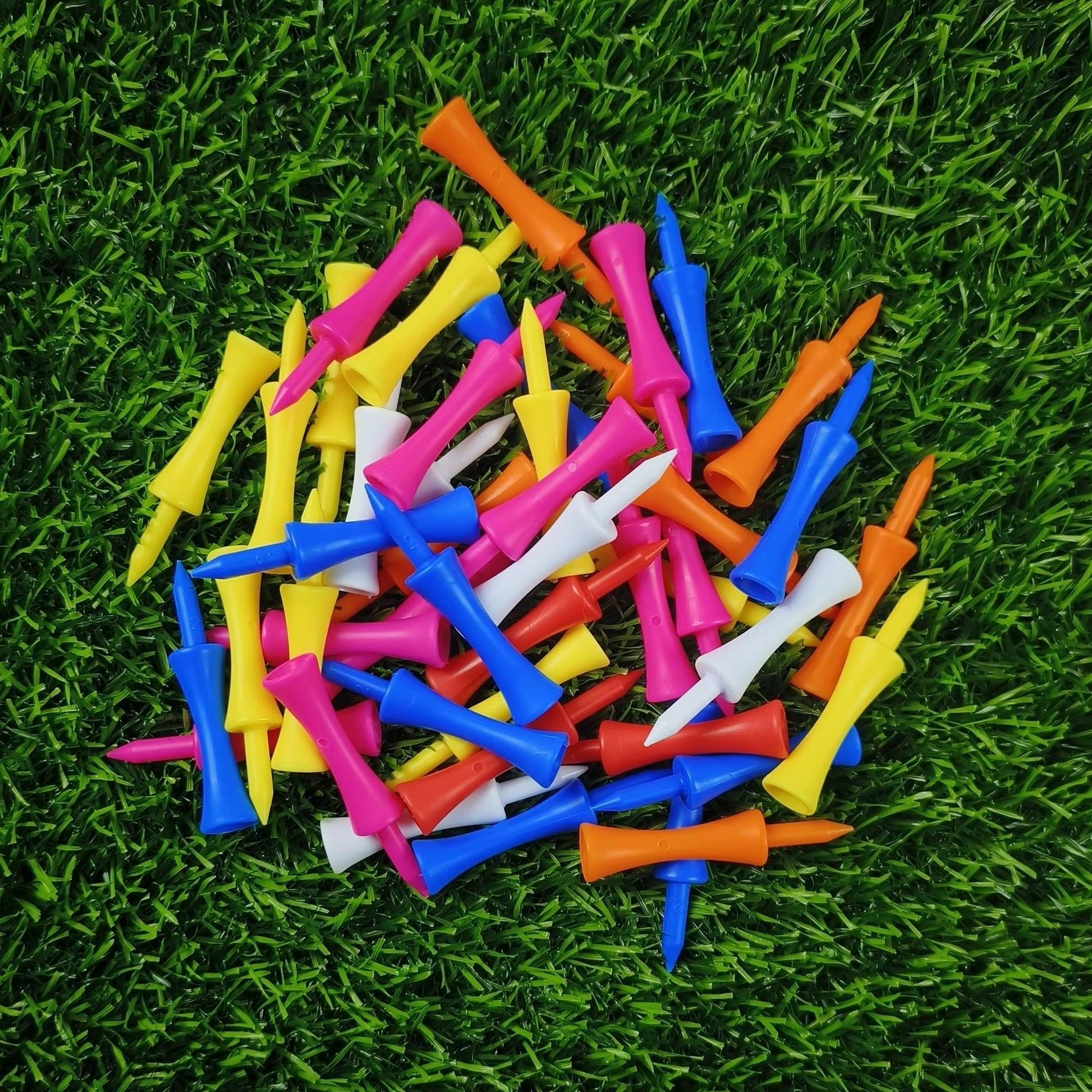 50Pcs Professional 59Mm Golf Tee Golf Supplies New Golf Practice Products Golf Accessories Golf Limit Nail Plastic Ball Holder - Universal Wellness Group Pty Ltd