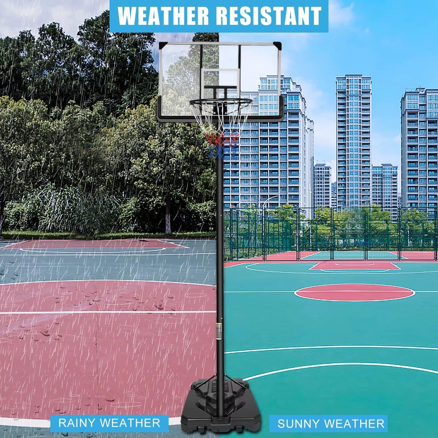 Basketball Hoop Basketball Stand with 45Cm Basketball Rim for Kids/Teens - Universal Wellness Group Pty Ltd