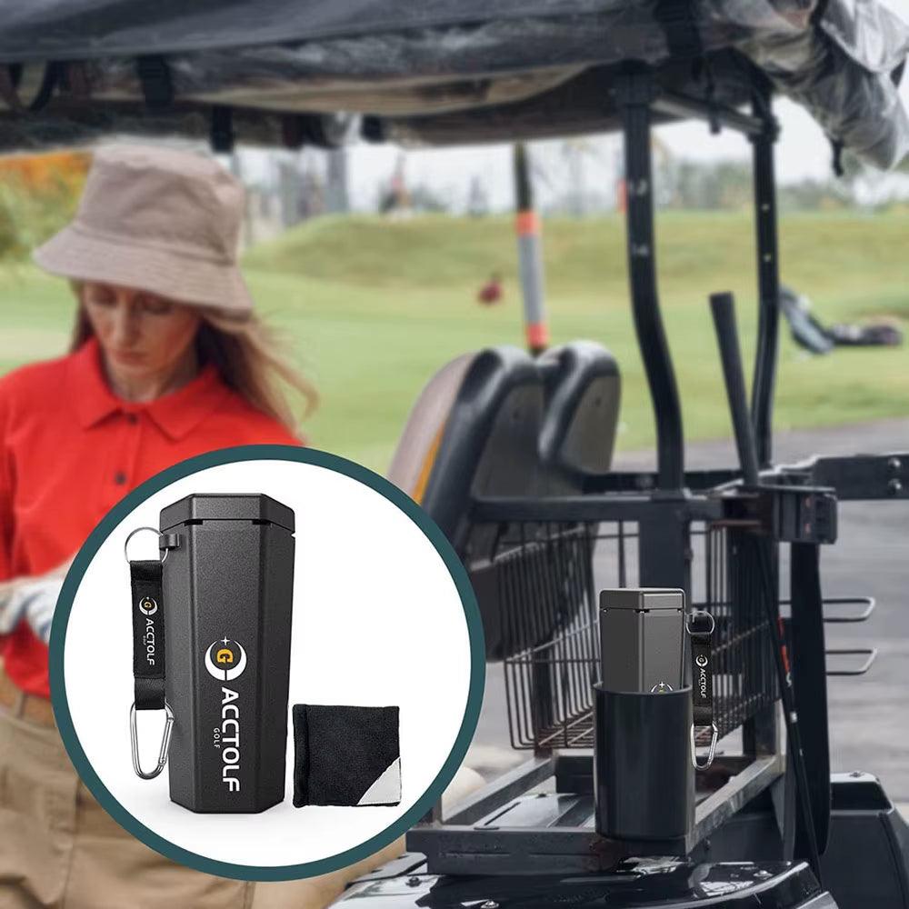 Golf Ball Washer Cleaning Machine with Towel Reusable Cart Cup Holder Portable Golf Bag Cart Cleaner Accessories for Gift - Universal Wellness Group Pty Ltd