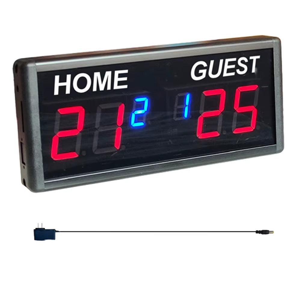 Professional Electronic Scoreboard Ideal for Basketball Snooker Tennis Soccer - Adjustable Brightness on Wall or Desktop - Universal Wellness Group Pty Ltd