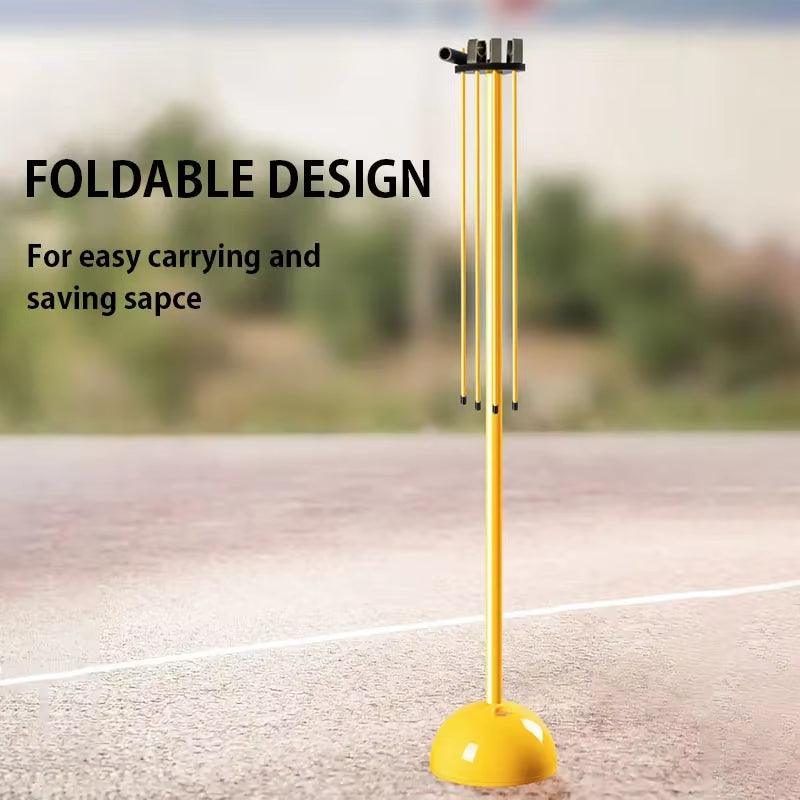 Agile Reaction Basketball Dribble Trainer Adjustable Dribbling Training Equipment Easy to Assemble Foldable Trainer Rods - Universal Wellness Group Pty Ltd