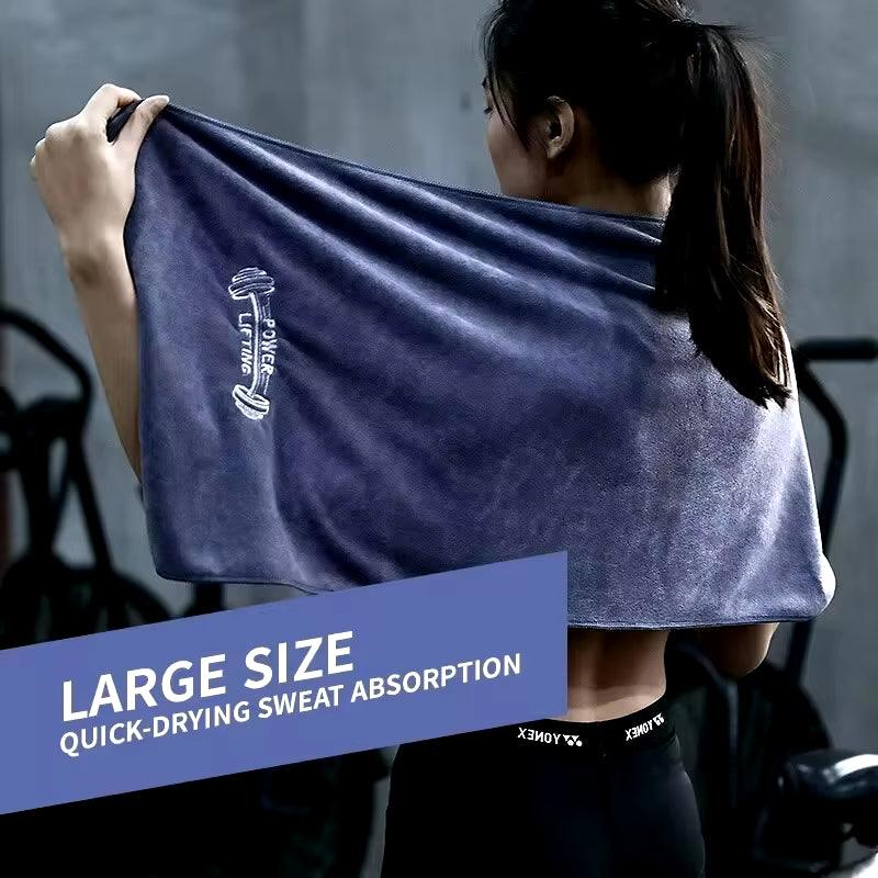 42x95 cm Quick-Drying Microfiber Fitness Towel for Sports and Swimming - Non-Slip Gym and Pool Towel - Universal Wellness Group Pty Ltd