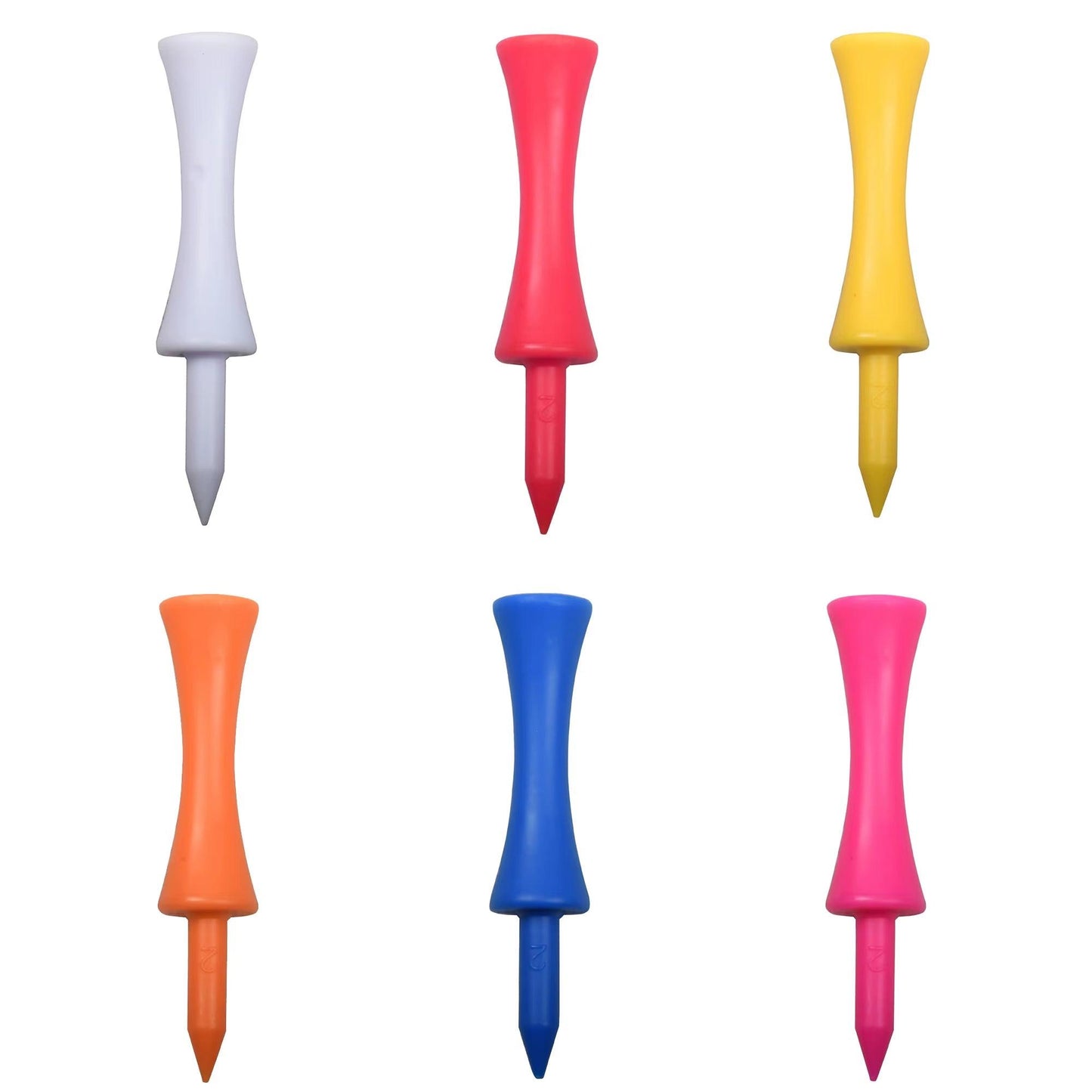 50Pcs Professional 59Mm Golf Tee Golf Supplies New Golf Practice Products Golf Accessories Golf Limit Nail Plastic Ball Holder - Universal Wellness Group Pty Ltd