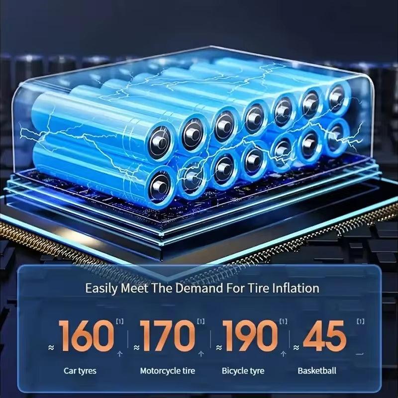 Wireless Air Compressor Portable Universal Electric Air Pump - Universal Wellness Group Pty Ltd