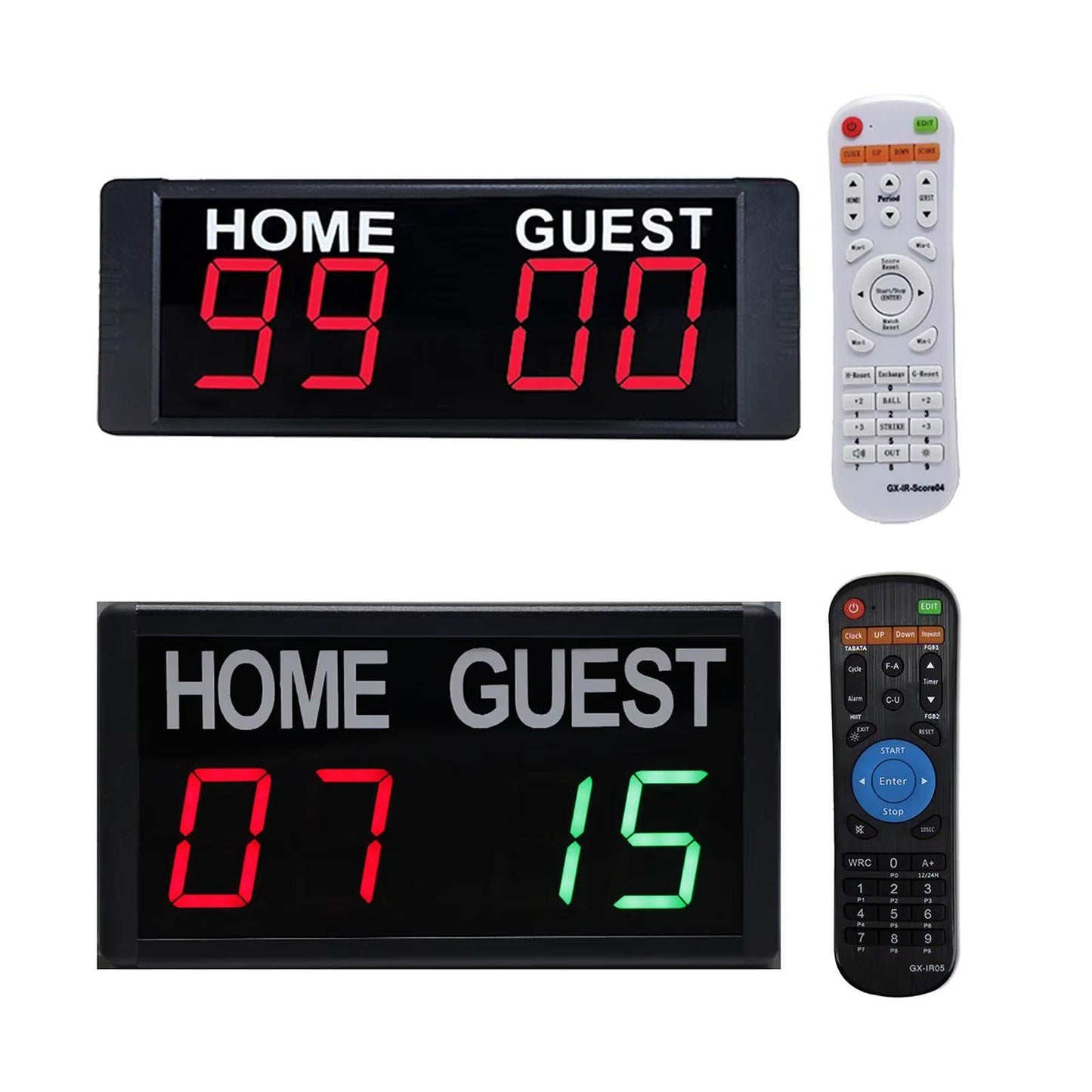 Electronic Digital Scoreboard Counting Score Keeper with Remote Timer - Universal Wellness Group Pty Ltd