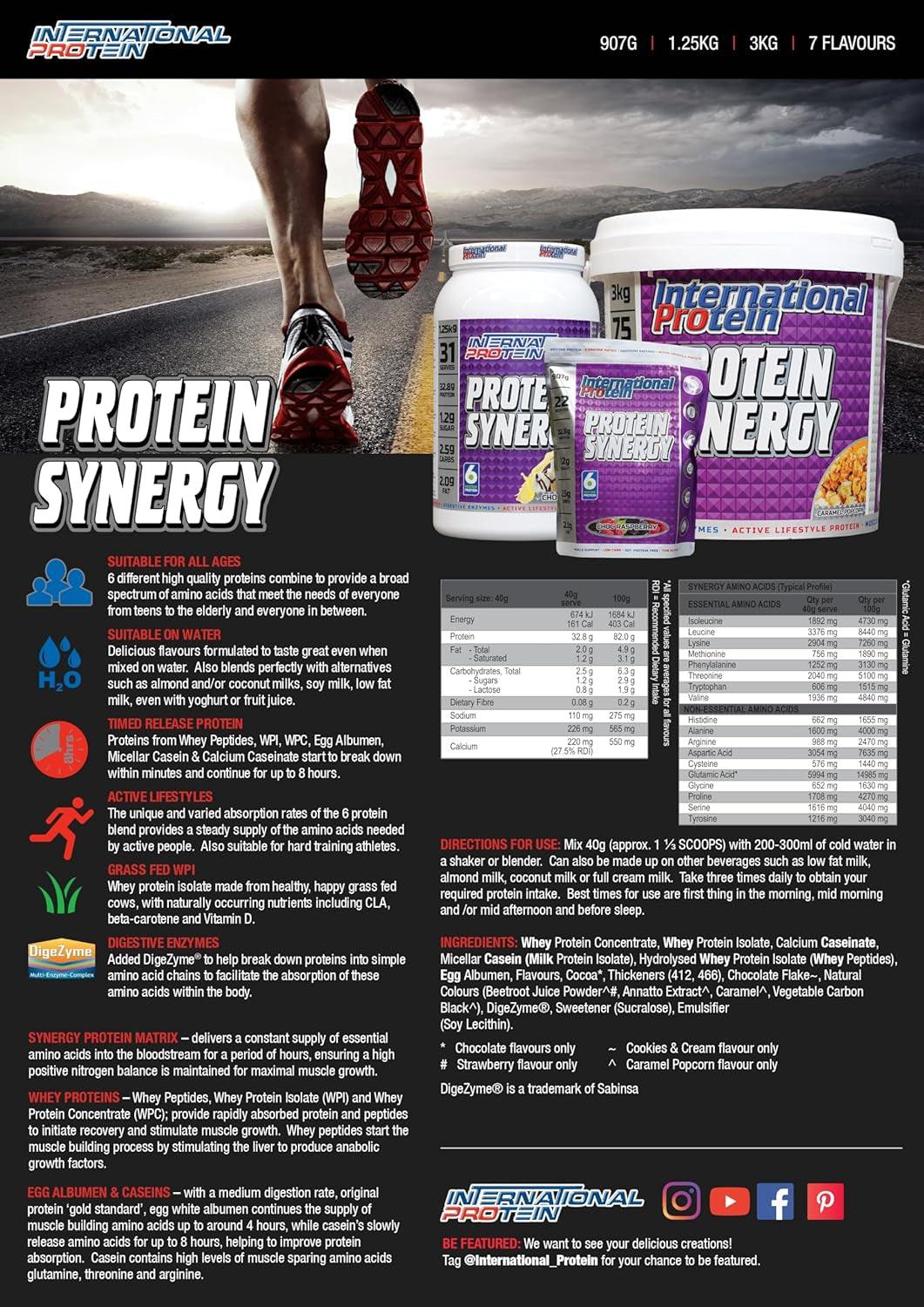 Protein Synergy 5 Cookies & Cream Flavour Protein Powder 907 G - Universal Wellness Group Pty Ltd