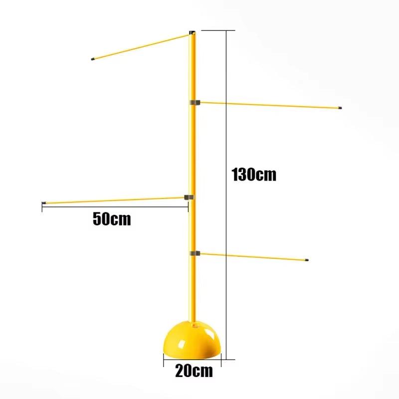 Agile Reaction Basketball Dribble Trainer Adjustable Dribbling Training Equipment Easy to Assemble Foldable Trainer Rods - Universal Wellness Group Pty Ltd