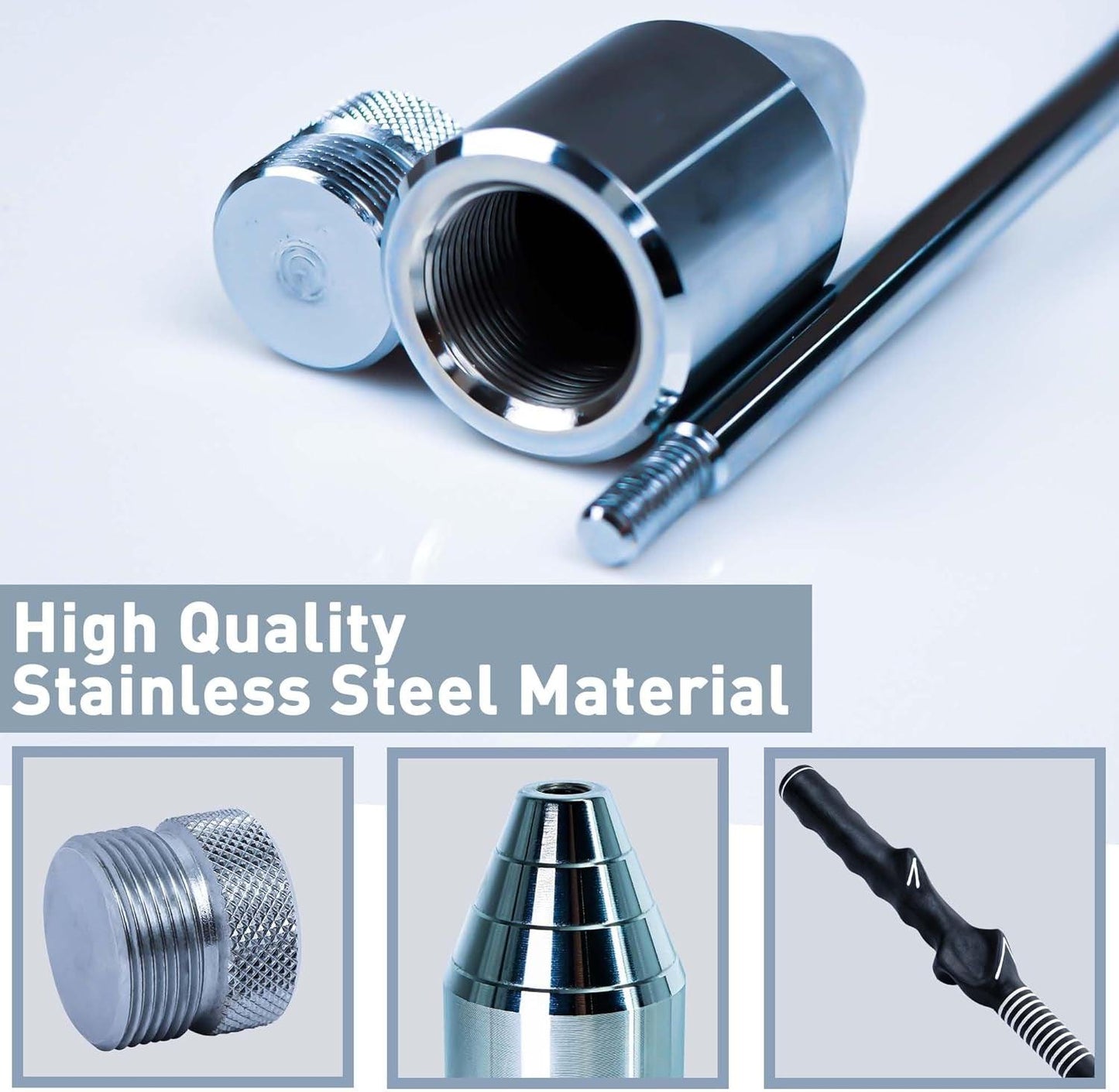 Golf Swing Trainer Aid, Golf Grip Trainer for Warm-Up, Swing Tempo Training - Weighted Golf Club for Indoor Practice, Right-Handed Chipping Hitting Golf Accessories - Universal Wellness Group Pty Ltd