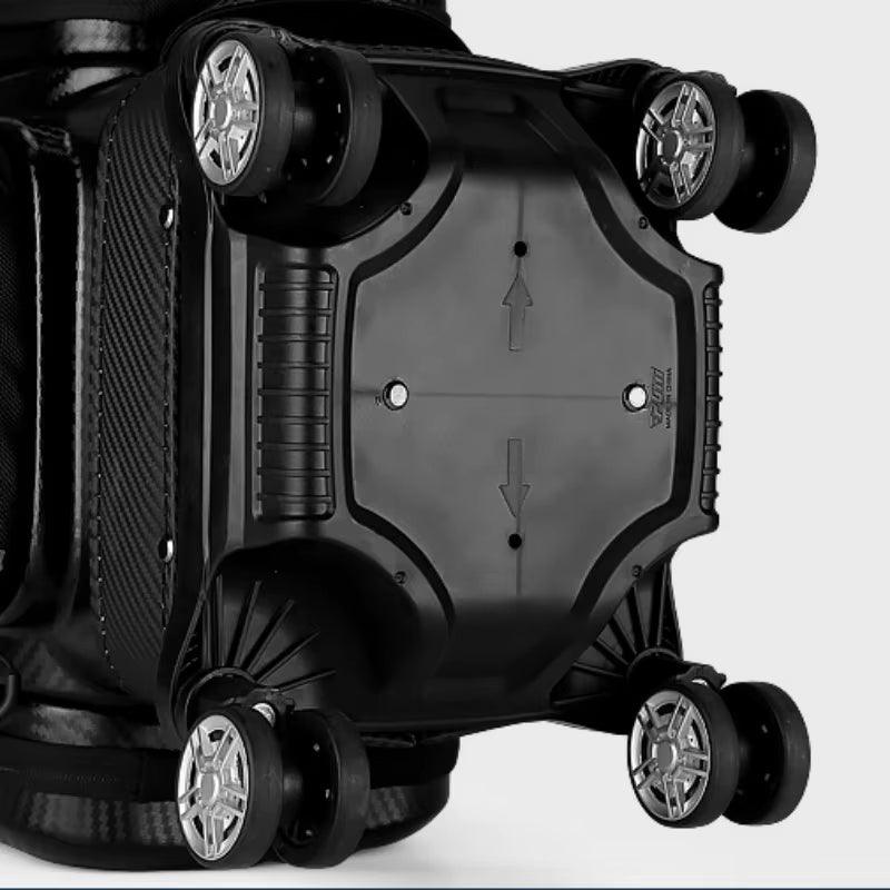 Golf Bag with Wheels Customs Locks Flexible Full Body Hard Shell Large Capacity Golf Aviation Bag Golf Supplies New QB142 - Universal Wellness Group Pty Ltd