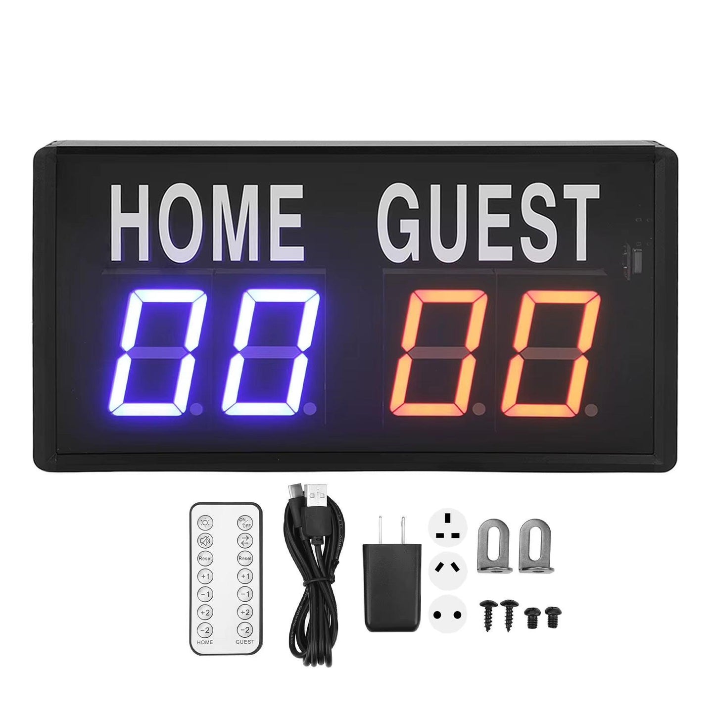 Electronic Scoreboard Remote Control 100‑240V Digital Tabletop Scoreboard for Basketball Volleyball Football - Universal Wellness Group Pty Ltd
