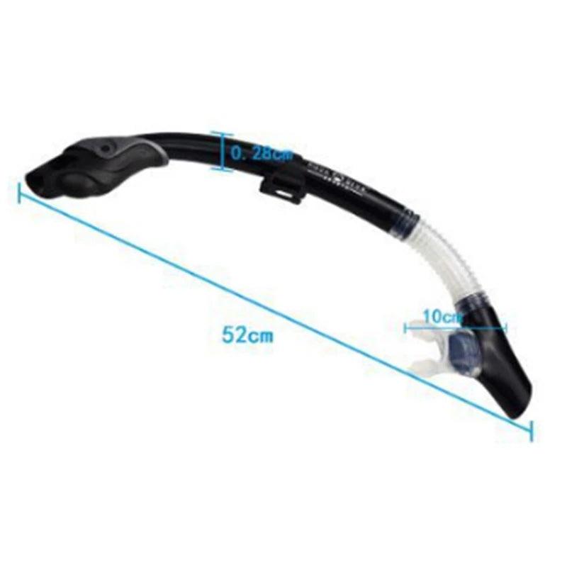 Diving Snorkel Silicone Full Dry Mouthpiece Swimming Underwater Diving Air Breathing Tube Hose Snorkeling Gear - Universal Wellness Group Pty Ltd