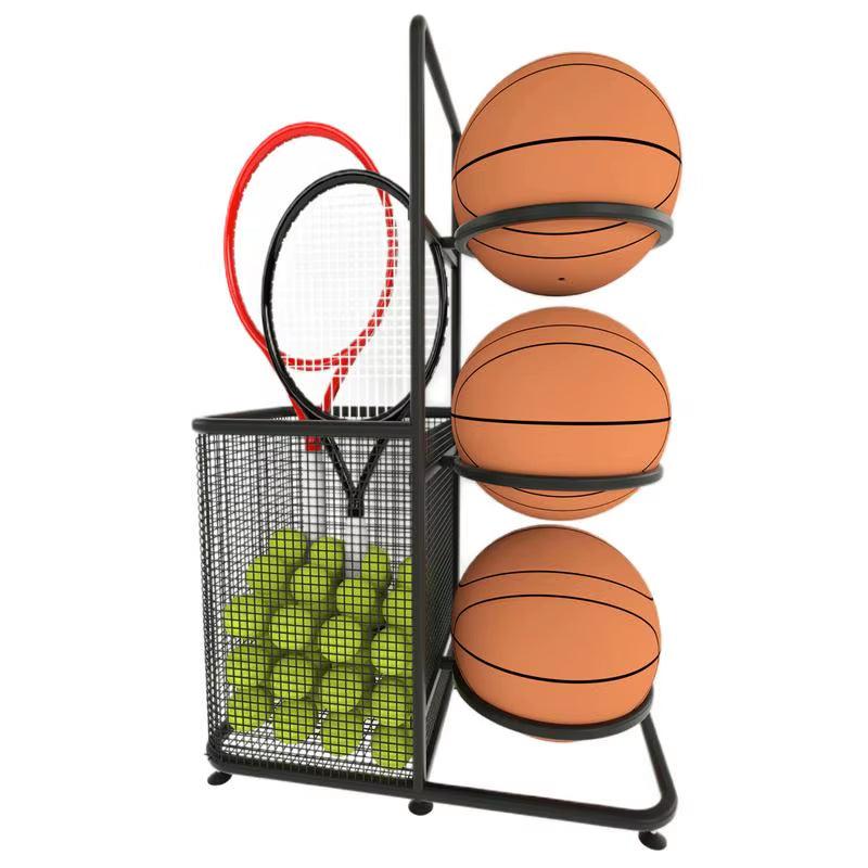 Storage Rack Indoor Balls Placed Rack Multi Layer Ball Storage Stand Cast Iron - Universal Wellness Group Pty Ltd