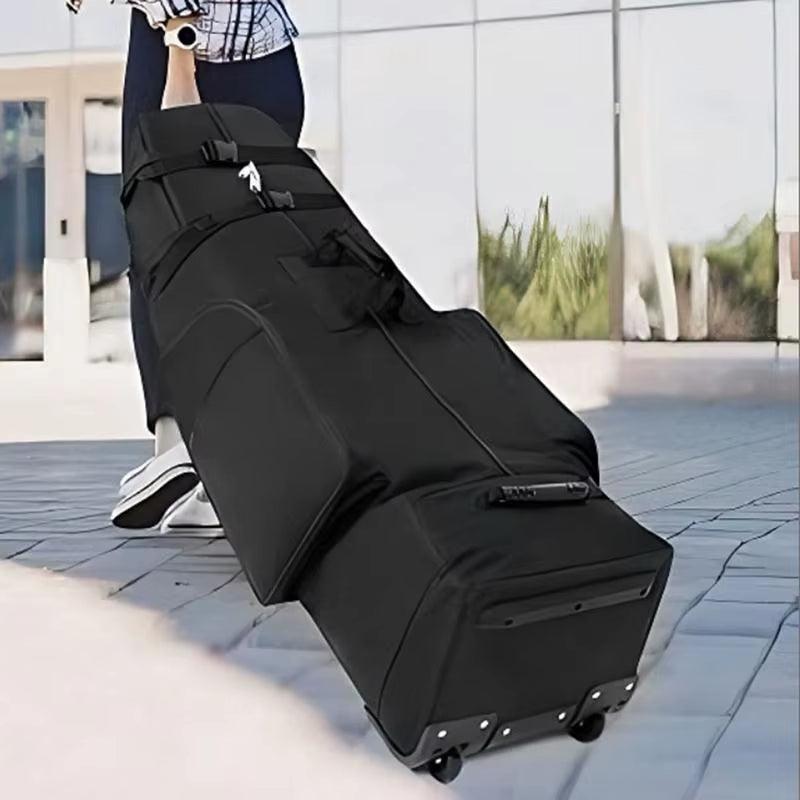 Golf Club Travel Covers Golf Putters Carry Bag for Traveling Wear-Resistant Large Capacity Zipper Airline Golf Bag with Wheels - Universal Wellness Group Pty Ltd