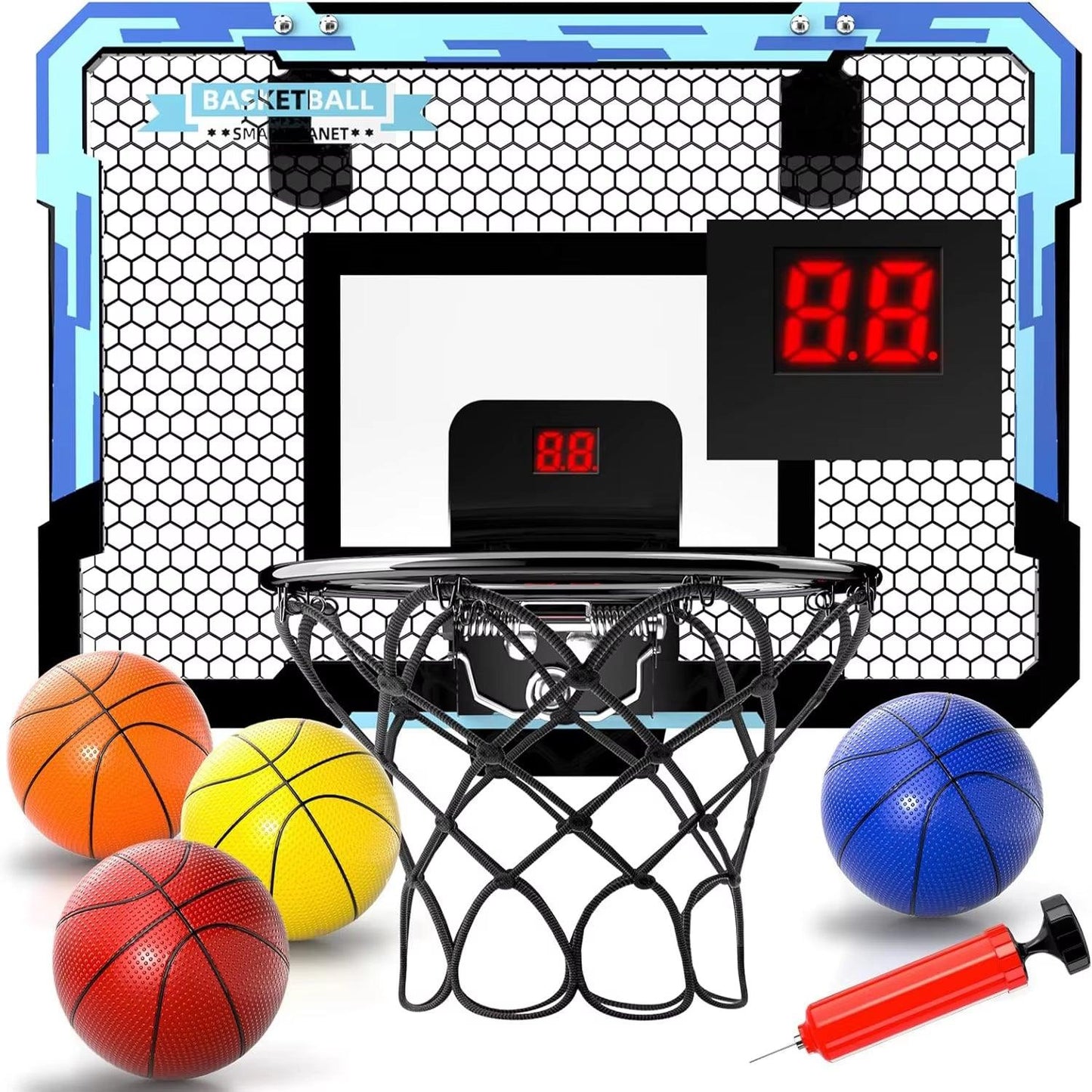 Kids Mini Basketball Hoop with Electronic Scoreboard - Universal Wellness Group Pty Ltd