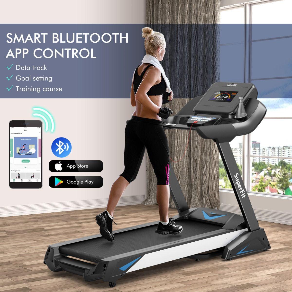 4.75 HP Treadmill with APP and Auto Incline for Home & Apartment - Universal Wellness Group Pty Ltd