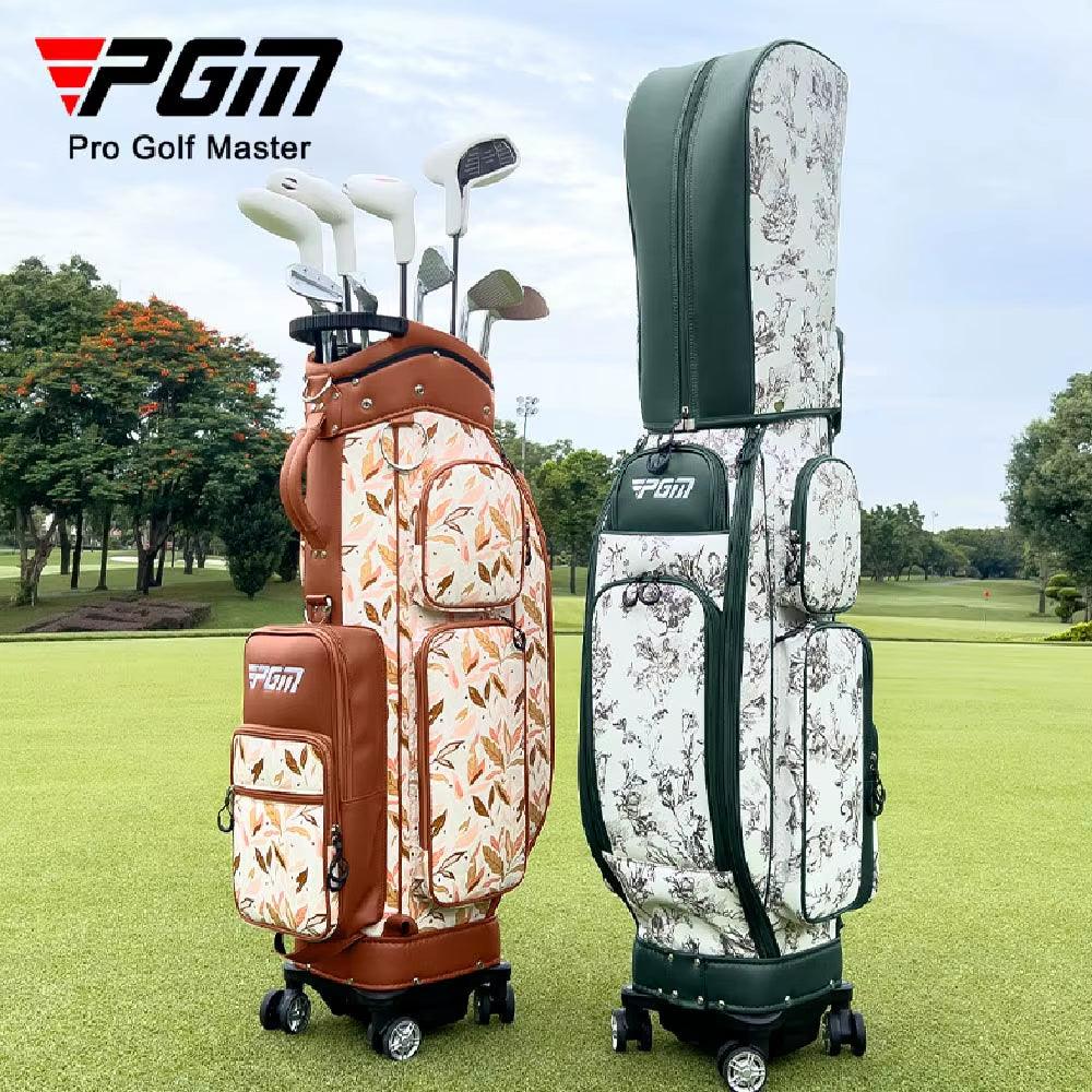 Waterproof Golf Bags,4 Wheel 360 Degree Rotating Women'S Pull Rod Golf Bag,Portable Quality Lightweight Golf Bag QB169 - Universal Wellness Group Pty Ltd