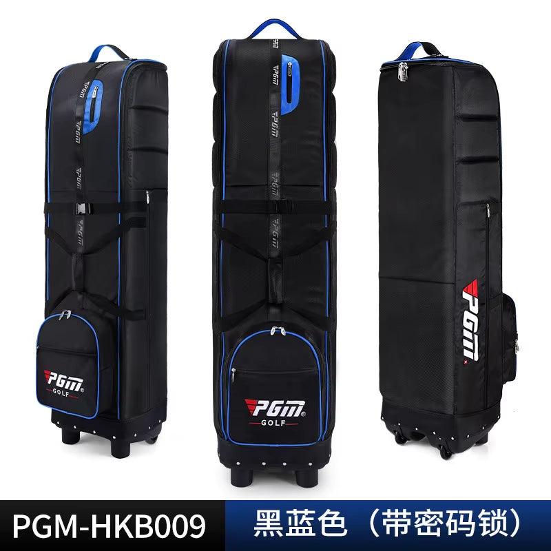 Golf Travel Plane Bags with Wheel Thicken Straps Foldable Golf Club Travel Cover for Airlines Golf Aviation Bag HKB009 - Universal Wellness Group Pty Ltd