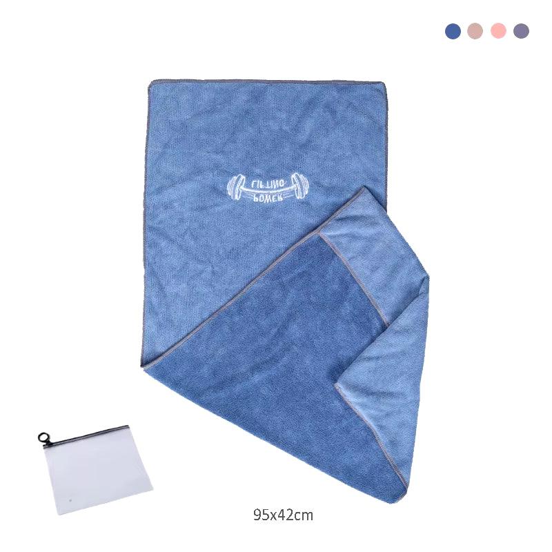 42x95 cm Quick-Drying Microfiber Fitness Towel for Sports and Swimming - Non-Slip Gym and Pool Towel - Universal Wellness Group Pty Ltd
