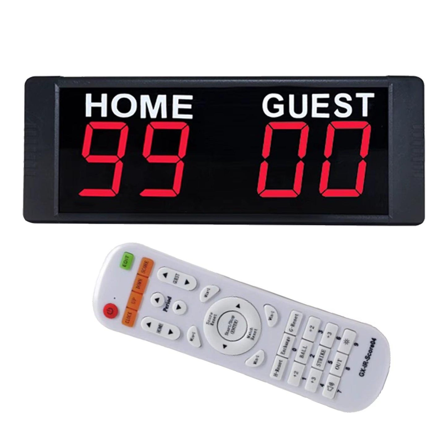 Electronic Digital Scoreboard Counting Score Keeper with Remote Timer - Universal Wellness Group Pty Ltd