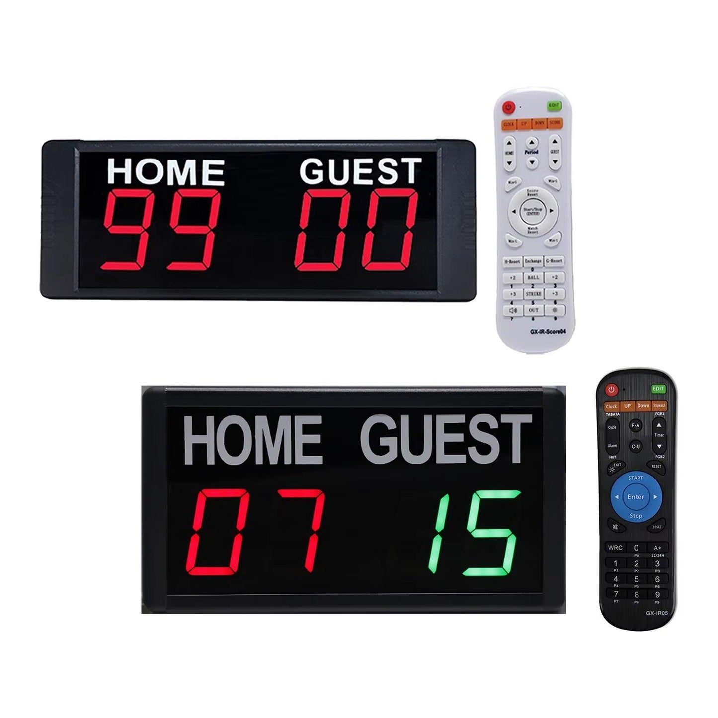 Electronic Digital Scoreboard Counting Score Keeper with Remote Timer - Universal Wellness Group Pty Ltd
