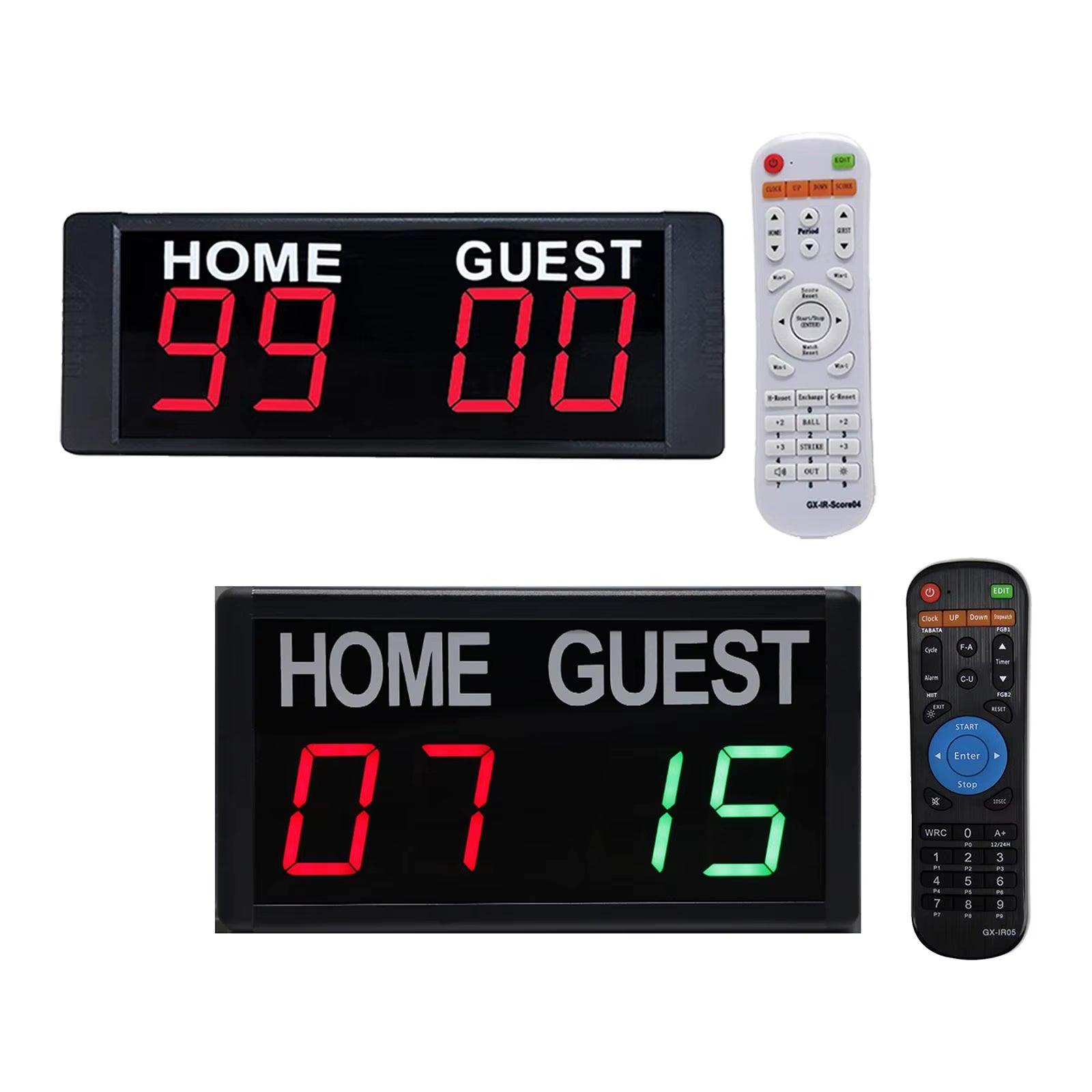 Electronic Digital Scoreboard Counting Score Keeper with Remote Timer - Universal Wellness Group Pty Ltd