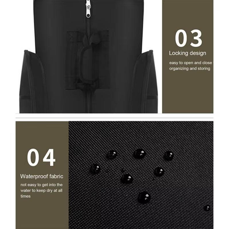 Golf Club Travel Covers Golf Putters Carry Bag for Traveling Wear-Resistant Large Capacity Zipper Airline Golf Bag with Wheels - Universal Wellness Group Pty Ltd