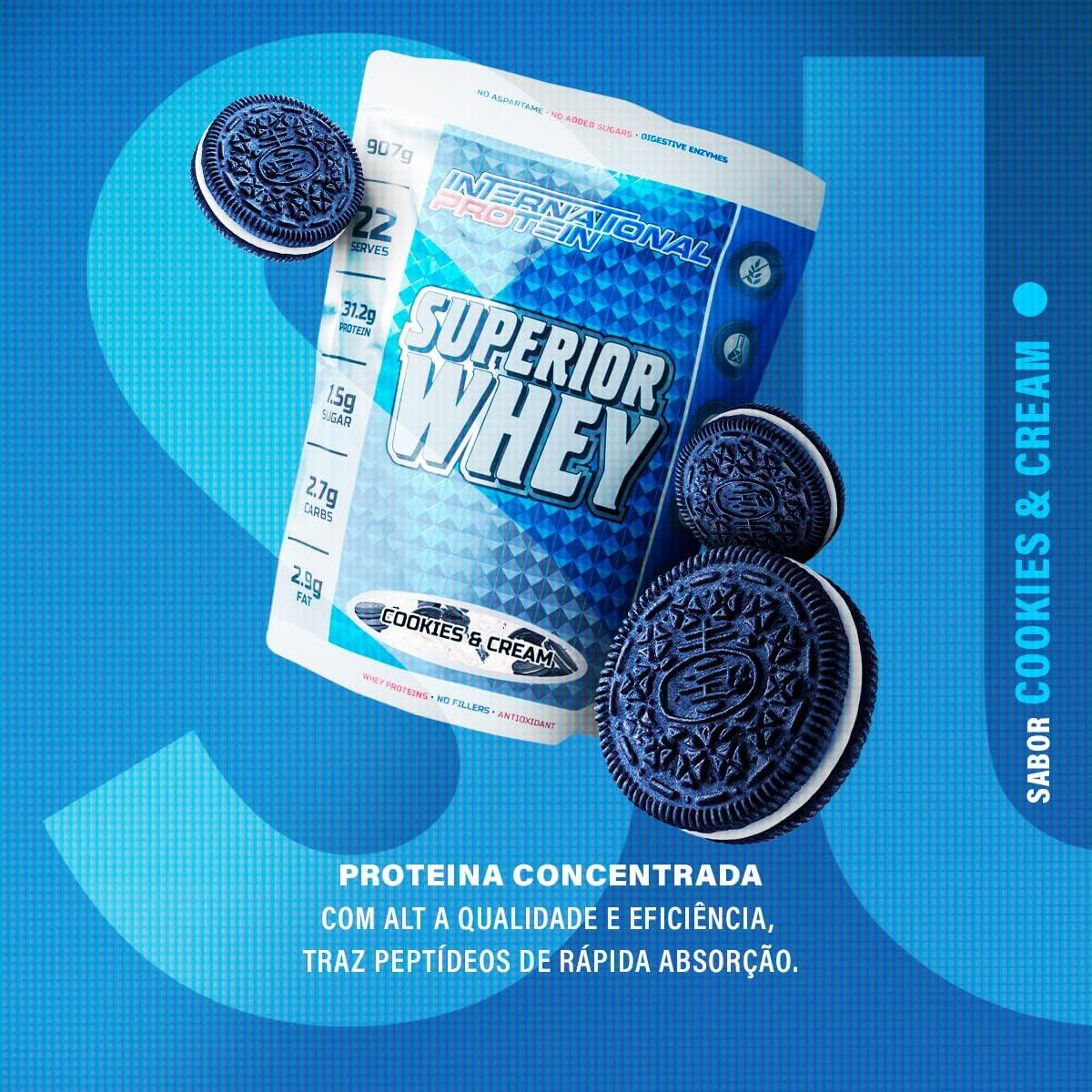 Superior Whey Cookies & Cream Protein Powder 907 G - Universal Wellness Group Pty Ltd