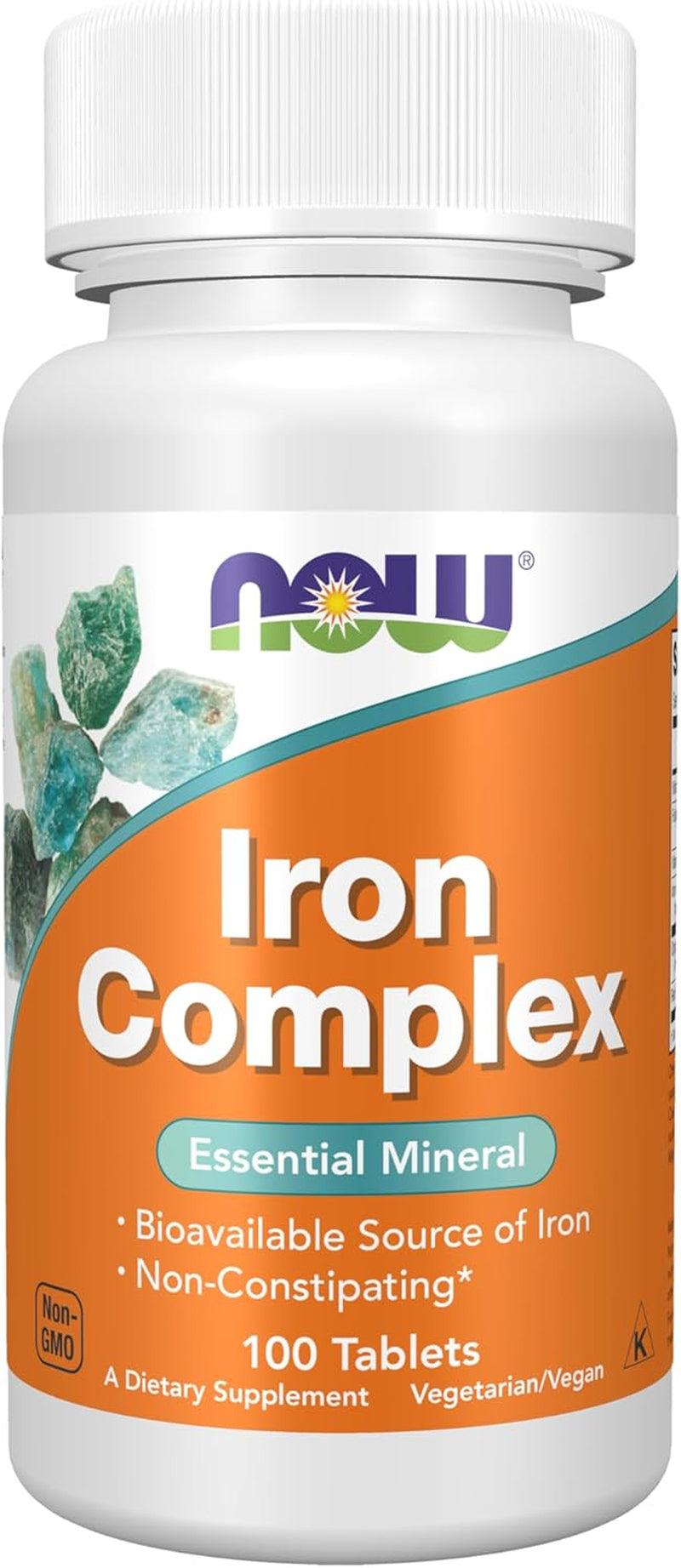Supplements, Iron Complex, 100 Vegetarian Tablets - Universal Wellness Group Pty Ltd