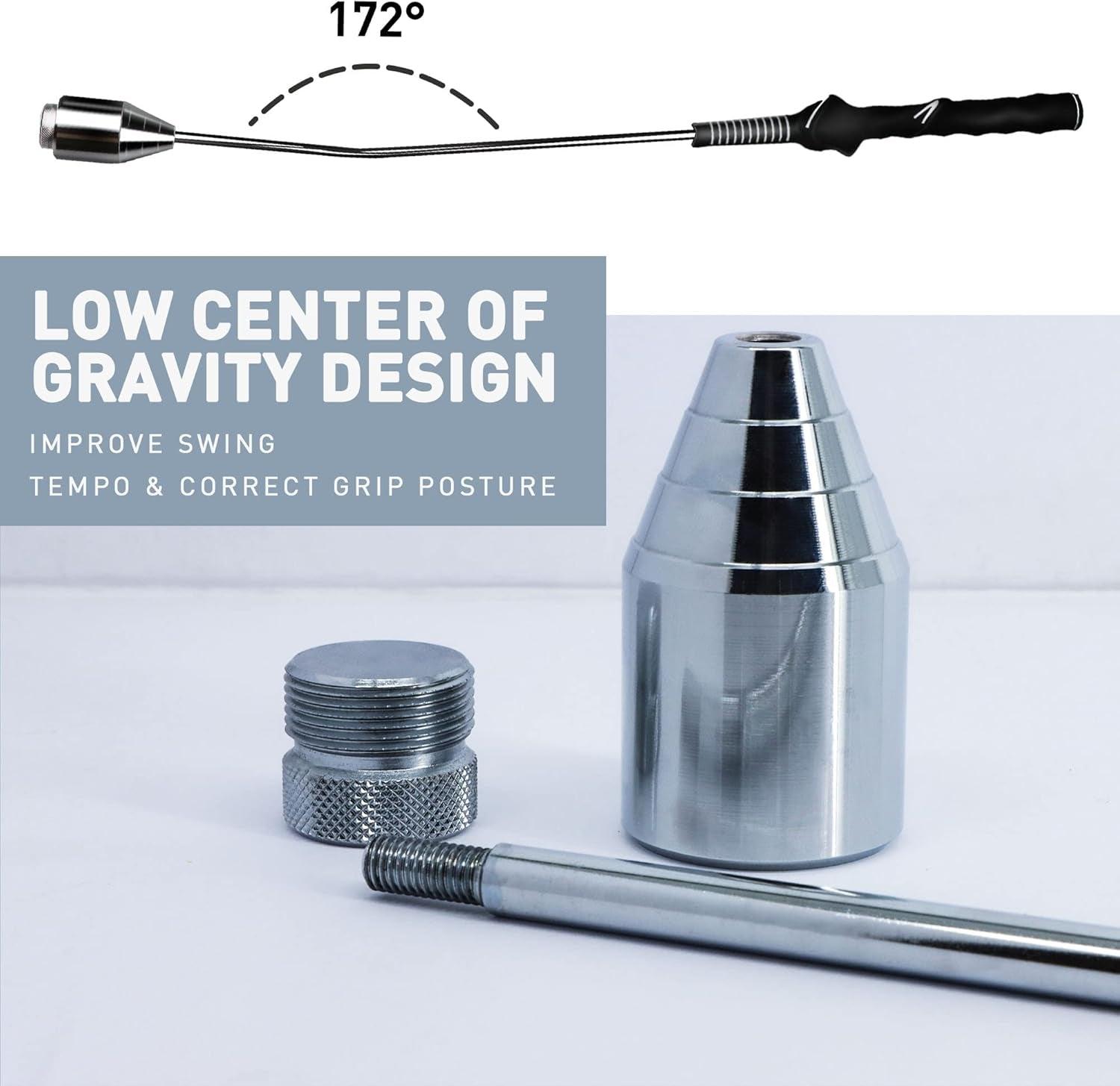 Golf Swing Trainer Aid, Golf Grip Trainer for Warm-Up, Swing Tempo Training - Weighted Golf Club for Indoor Practice, Right-Handed Chipping Hitting Golf Accessories - Universal Wellness Group Pty Ltd