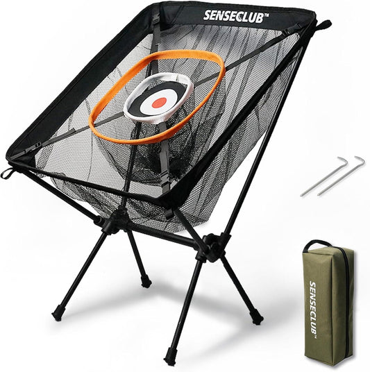 Golf Chipping Net & Driving Net, Backyard Golf Practice Net with Mat, Indoor Golf Training Target with Balls - Universal Wellness Group Pty Ltd