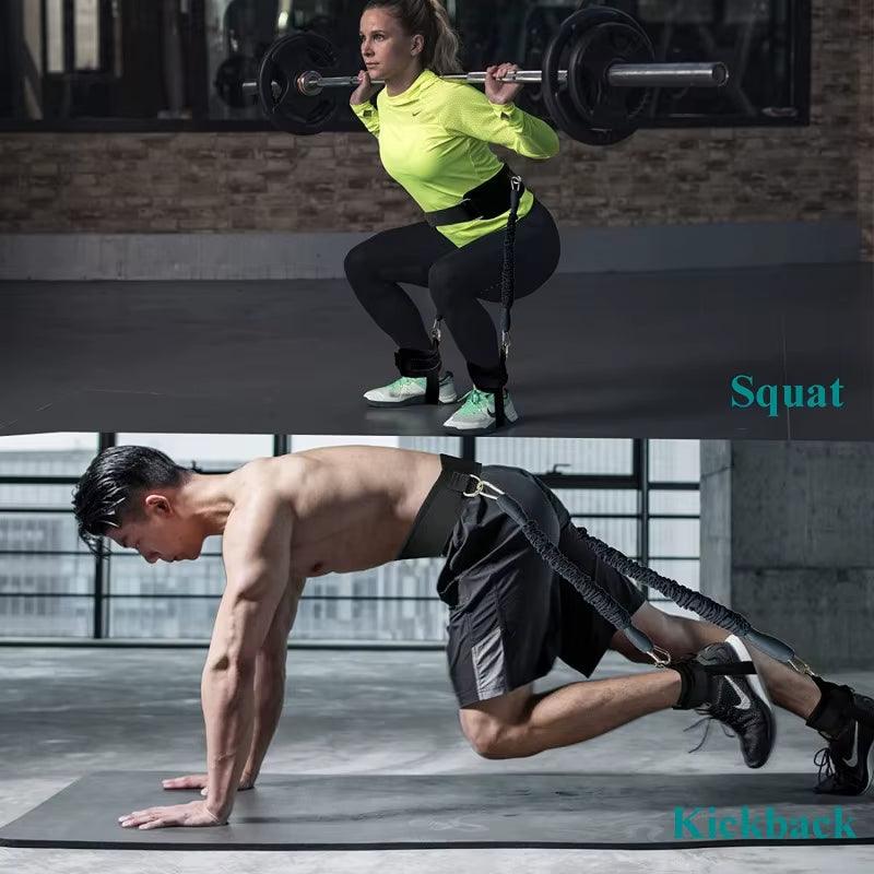 Vertical Jumping Trainer Leg Strength Training Resistance Band for Agility Speed Basketball Volleyball Football Jump Training - Universal Wellness Group Pty Ltd