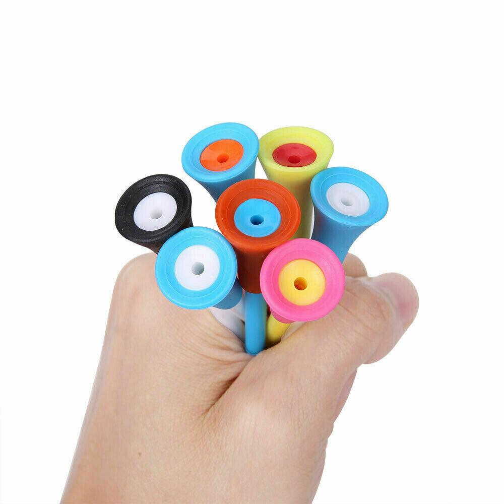 110Pcs Plastic & Rubber Cushion Top Golf Tees 83Mm High Quality Fast Dispatch - Universal Wellness Group Pty Ltd