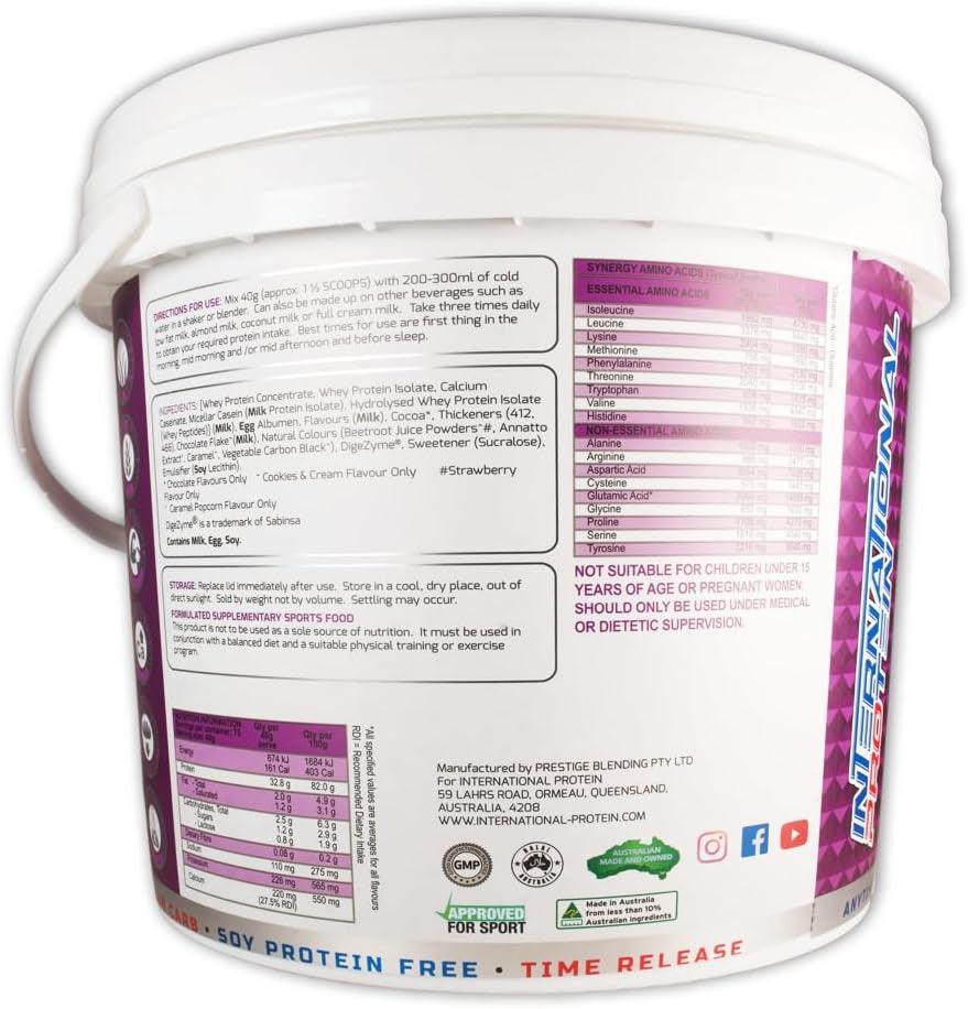Protein Synergy 5 Cookies & Cream Flavour Protein Powder 3 Kg - Universal Wellness Group Pty Ltd