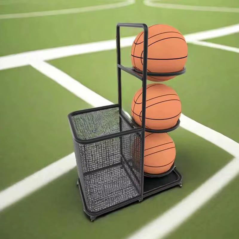 Storage Rack Indoor Balls Placed Rack Multi Layer Ball Storage Stand Cast Iron - Universal Wellness Group Pty Ltd