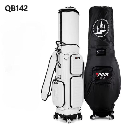 Golf Bag with Wheels Customs Locks Flexible Full Body Hard Shell Large Capacity Golf Aviation Bag Golf Supplies New QB142 - Universal Wellness Group Pty Ltd