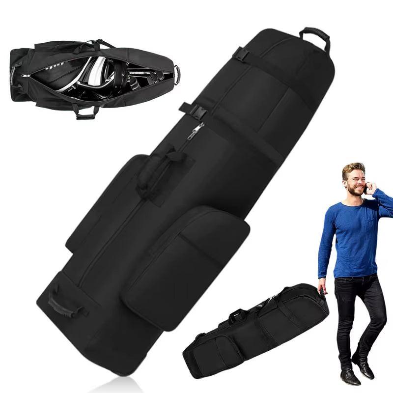 Golf Club Travel Covers Golf Putters Carry Bag for Traveling Wear-Resistant Large Capacity Zipper Airline Golf Bag with Wheels - Universal Wellness Group Pty Ltd