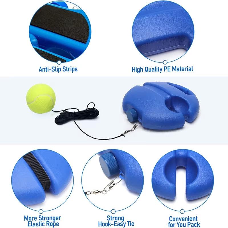 Tennis Trainer Rebound Ball with String Baseboard Self Study Tennis Dampener - Universal Wellness Group Pty Ltd