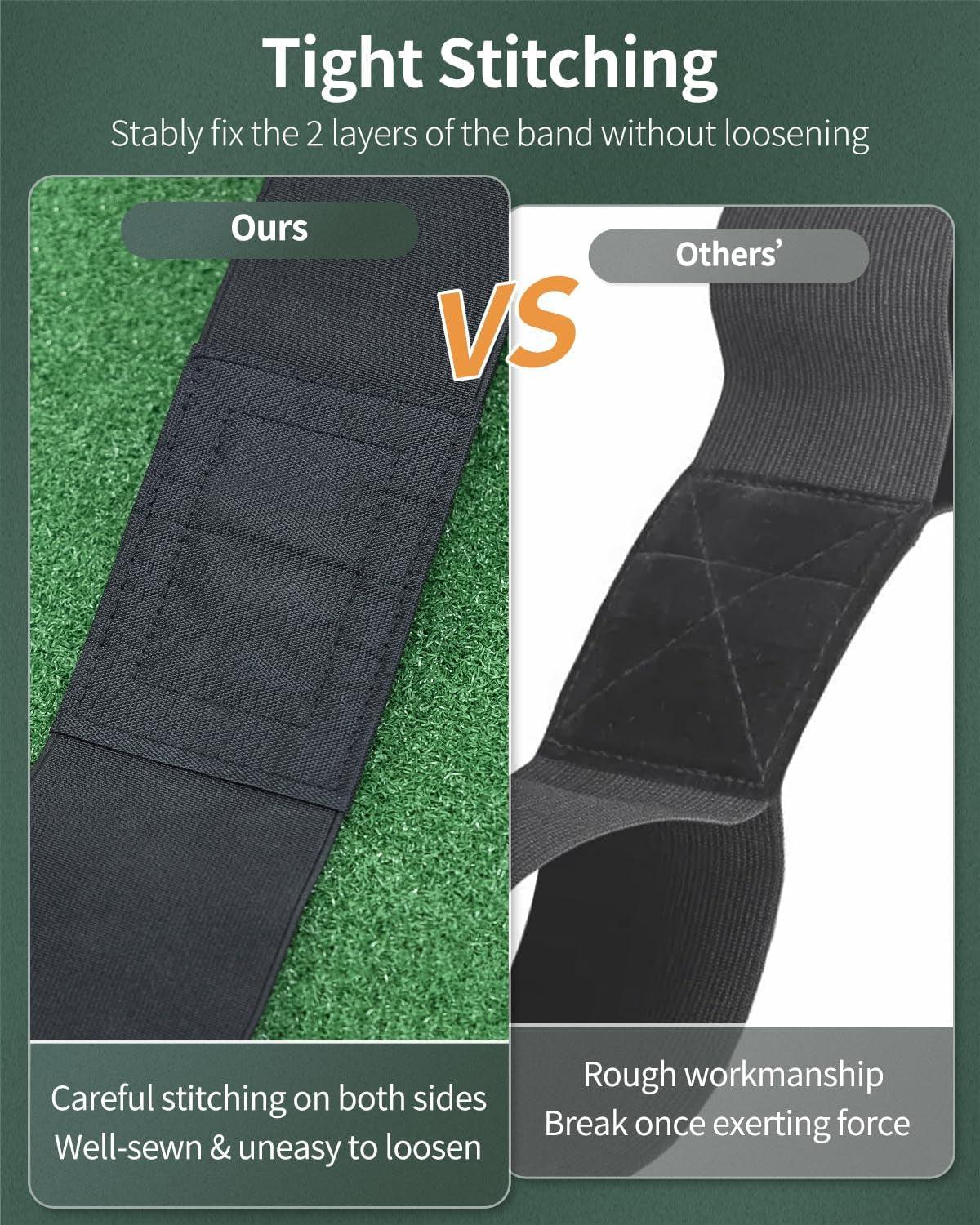 Golf Swing Arm Band Golf Swing Training Aid Elastic Swing Correcting Trainer Band for Golfers Beginners Arm Elbow Posture Teaching Tool Accessory for Golf Club Practice - Universal Wellness Group Pty Ltd