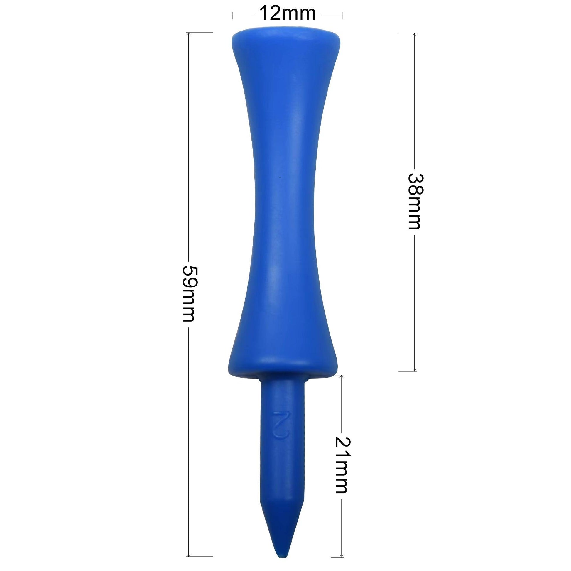 50Pcs Professional 59Mm Golf Tee Golf Supplies New Golf Practice Products Golf Accessories Golf Limit Nail Plastic Ball Holder - Universal Wellness Group Pty Ltd