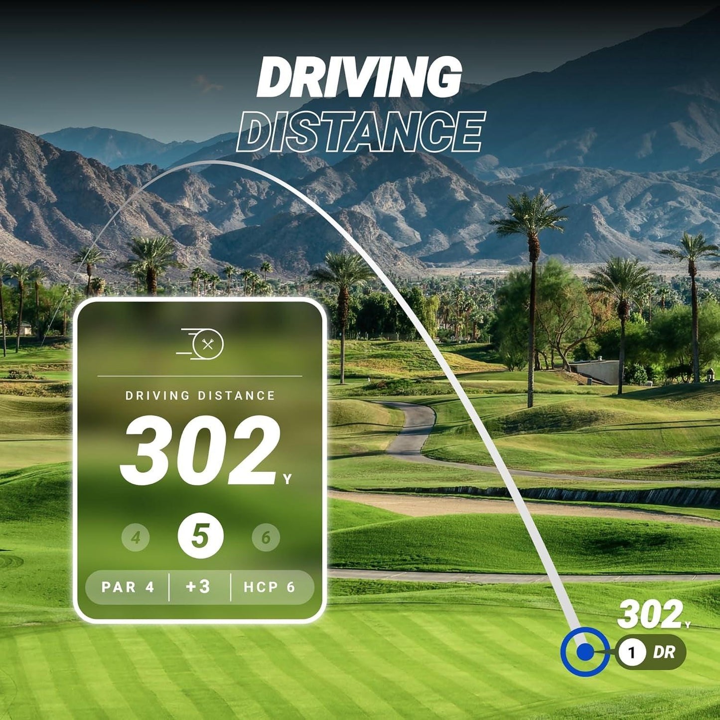 Player+ GPS Speaker with Touch Screen Display, 10+ Hours Battery, 40,000+ Courses, Visual + Audible Distance, Hazard Distance - IPX7 Waterproof (Navy) - Universal Wellness Group Pty Ltd