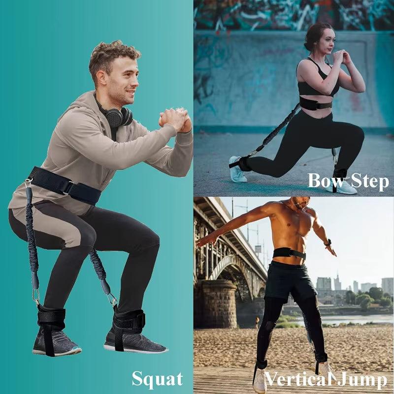 Vertical Jumping Trainer Leg Strength Training Resistance Band for Agility Speed Basketball Volleyball Football Jump Training - Universal Wellness Group Pty Ltd