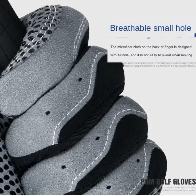 Professional Golf Gloves Microfiber Cloth Fabric Breathable Non-Slip Gloves Club Swing Putting Training Gloves - Universal Wellness Group Pty Ltd