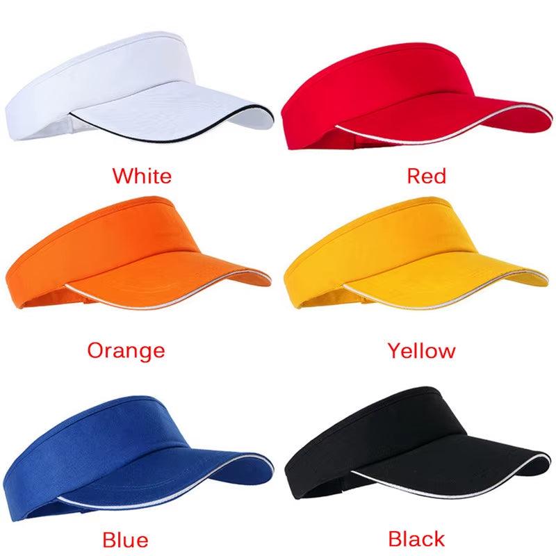Men & Women Adjustable Sports Visor Hat - Universal Wellness Group Pty Ltd
