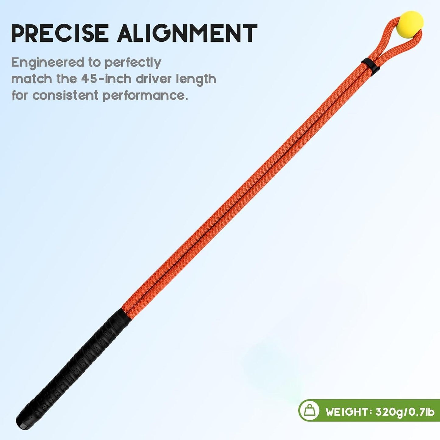 Golf Swing Rope Trainer, Golf Swing Training Aid, Golf Speed Practice Equipment, Correct Posture Maximize Speed & Power - Universal Wellness Group Pty Ltd