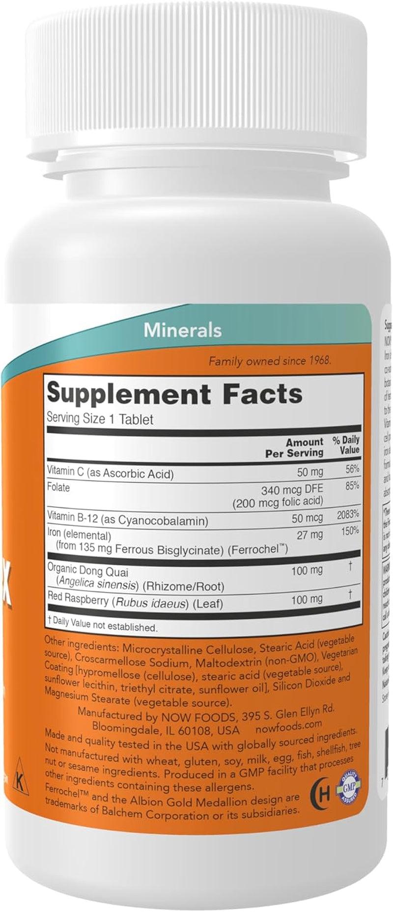 Supplements, Iron Complex, 100 Vegetarian Tablets - Universal Wellness Group Pty Ltd
