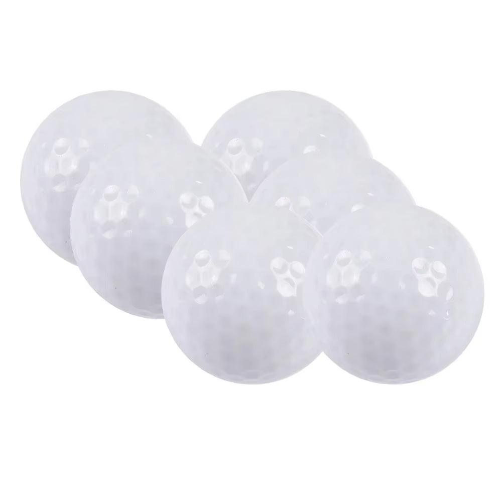 6Pcs Luminous Night Golf Ball Bright Luminous Balls Glow in the Dark Fluorescent Golf Ball for Training Hitting Practice - Universal Wellness Group Pty Ltd
