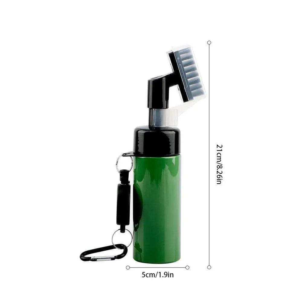 Golf Clubs Cleaning Brush Portable Golf Club Groove Brush with Push Type Water Bottle Water Brush Golf Swing Groove Cleaner - Universal Wellness Group Pty Ltd