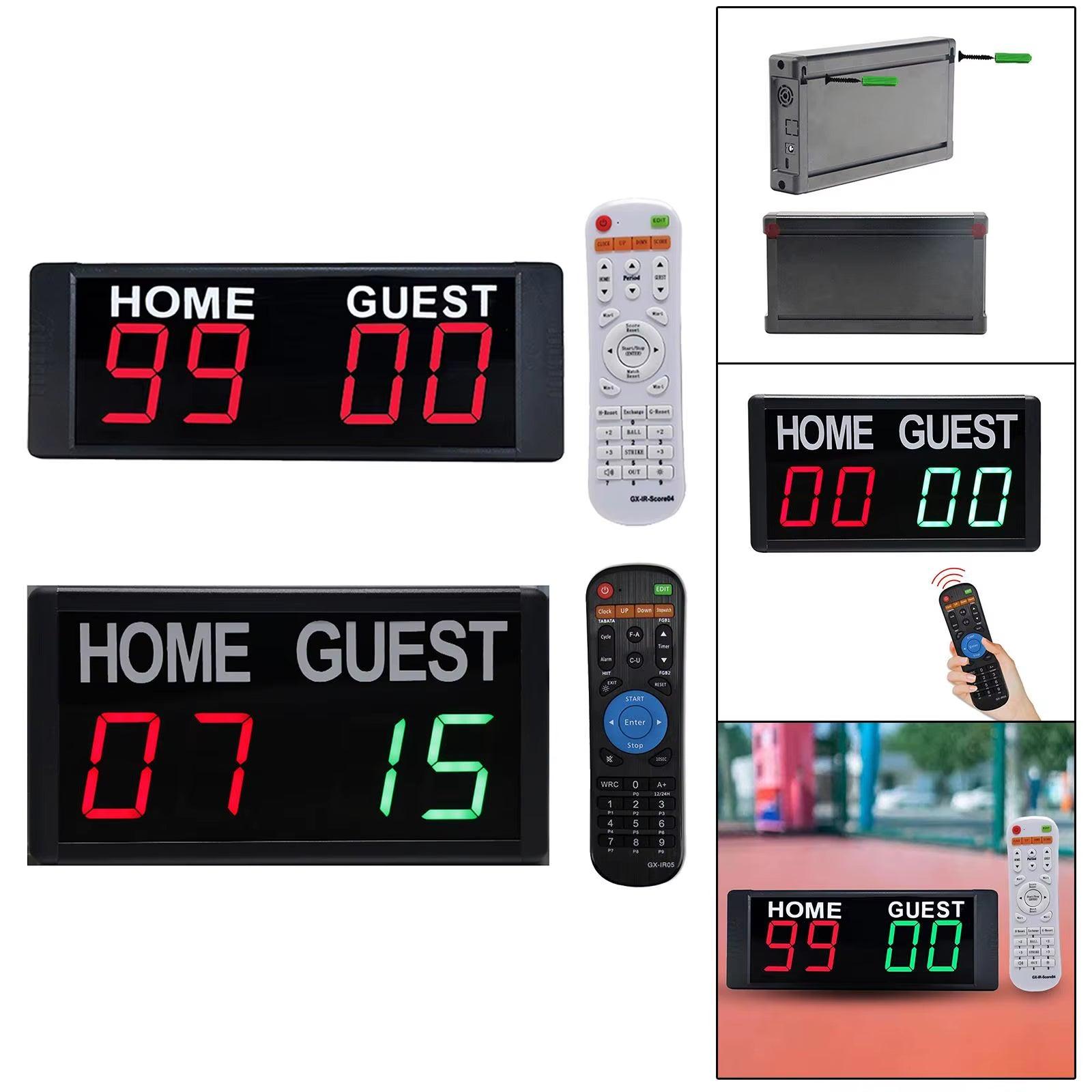 Electronic Digital Scoreboard Counting Score Keeper with Remote Timer - Universal Wellness Group Pty Ltd